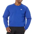 adidas Originals Trefoil Essentials Crew Sweatshirt, Semi Lucid Blue, Medium