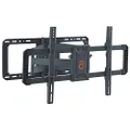 ECHOGEAR Full Motion Tilt and Swivel TV Wall Mount Bracket for most 42-80 inch LED, LCD, OLED, Curved and Plasma Flat Screen TVs w/ VESA patterns up to 600 x 400 - 55.6 cm Extension - EGLF2-B2