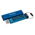 Kingston Ironkey Keypad 200 64GB Encrypted USB | Alphanumeric Keypad | Multi-Pin Access | XTS-AES 256-bit | FIPS 140-3 Level 3 Certified | Brute Force & BadUSB Protection | IKKP200/64GB