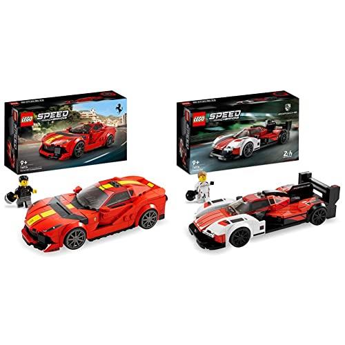 LEGO Speed Champions Porsche 963 76916 & LEGO Speed Champions Ferrari 812 Competizione 76914