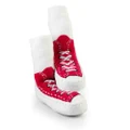 Sock Ons Mocc Ons Moccasin Style Slipper Socks for 6-12 Month Babies, Red