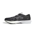adidas Men's Adizero Adios 8 Sneaker, Carbon/White/Black, 9.5 US
