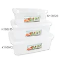 [2 PACK]LYLAC PP FOOD STORAGE BOX CONTAINER 2.8L 24.5X17X8.5CMH