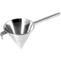 Piazza Stainless Steel Small Chinese Strainer with Perforated Cone, 24 cm Size