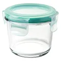OXO Good Grips Smart Seal Glass Round Container, 0.9 Litre / 4 cup