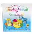 TRIVIAL PURSUIT - Family Edition - Quick Play Trivia for The Whole Family - Cards for Kids and Cards for Adults- 2+ Players - Family Board Games and Toys For Kids - Boys and Girls - Ages 8+