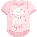Anagram SuperShape It's a Baby Girl Onesie Shaped Foil Balloon