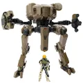 World of Halo Deluxe Figure - UNSC Mantis and Spartan EVA - Armor Defense System - Build Out Your Halo Universe