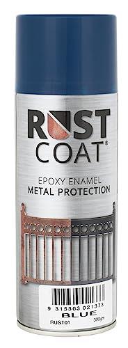 Rust Coat Epoxy Enamel Metal Protection Paint, 300 g, Blue