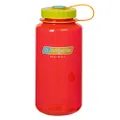 Nalgene Sustain Tritan BPA-Free Water Bottle Made with Material Derived from 50% Plastic Waste, 32 OZ, Wide Mouth, Pomegranate