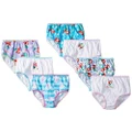 Disney Girls' Princess Ariel from The Little Mermaid 100% Combed Cotton Underwear Panties Sizes 2/3t, 4t, 4, 6 and 8, 7-Pack Ariel, 4 Years