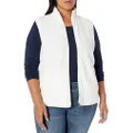 Amazon Essentials Women's Classic-Fit Sleeveless Polar Soft Fleece Vest (Available in Plus Size), Ivory, Large