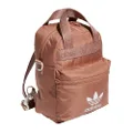 adidas Originals Micro Backpack Small Mini Travel Bag, Clay Strata Brown/White, One Size, Micro Backpack Small Mini Travel Bag