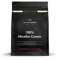 THE PROTEIN WORKS 100% Micellar Casein Protein Powder | Slow Release Protein Shake | Amino Acids | High Protein | | Strawberries 'n' Cream | 2 Kg