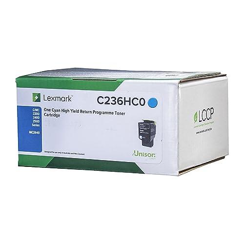 Lexmark Return Programme Toner Cartridge for C2425DW/MC2425DW Printers, 1000 Pages, Cyan