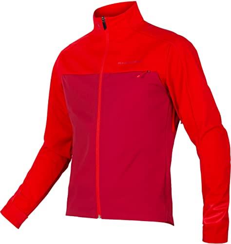 Endura Men's Windchill Windproof Winter Cycling Jacket II Rust Red, Medium
