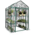 Home-Complete Walk-in Greenhouse- Indoor Outdoor with 8 Sturdy Shelves-Grow Plants, Seedlings, Herbs, or Flowers in Any Season-Gardening Rack by