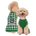 Harry Potter: Slytherin Pet Sweater - Medium | Medium Harry Potter Costumes for Dogs| Harry Potter Dog Apparel & Accessories for Hogwarts Houses, Slytherin Green