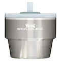 Stanley Quencher H2.0 FlowState Stainless Steel Vacuum Insulated Tumbler with Lid and Straw for Water, Iced Tea or Coffee, Smoothie and More, Stainless Steel Shale, 20 oz