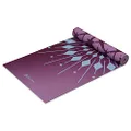 Gaiam Yoga Mat - Premium 6mm Print Reversible Extra Thick Non Slip Exercise & Fitness Mat for All Types of Yoga, Pilates & Floor Workouts - Blissful Aura