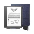 Kindle Scribe Essentials Bundle including Kindle Scribe (32 GB), Premium Pen, Fabric Folio Cover with Magnetic Attach - Denim, and Power Adapter