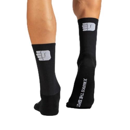 Burgh Rock Socks, Black, Medium/Large (43-45 EU)