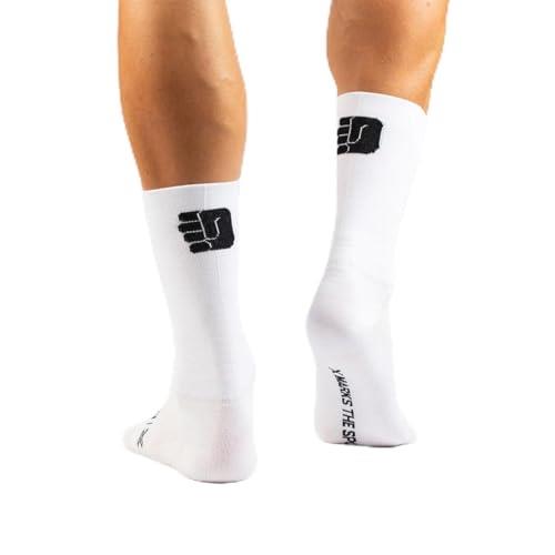 Burgh Rock Socks, White, Medium/Large (43-45 EU)