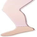Jefferies Socks Little Girls' Cotton Footless Tights with Scalloped Edge, Pink, 4-6 Years