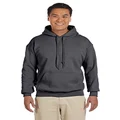 Gildan Men's Fleece Hooded Sweatshirt Extended Sizes, Dark Heather, XX-Large
