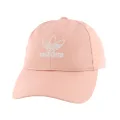 adidas Women's Originals Outline Logo Relaxed Adjustable Cap, Dust Pink/White, One Size