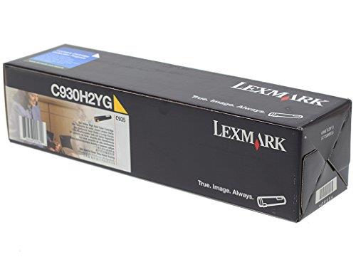 Lexmark High Yield Toner Cartridge for C935 Printer, 24000 Pages, Yellow