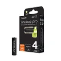 Panasonic Eneloop Pro AAA Micro 930mAh Eneloop NiMH Ready to Use Rechargeable Battery BK 4HCCE/4BE (4 Eneloop Pro Batteries)