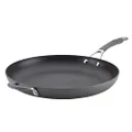 Circulon - 83906 Circulon Radiance Hard Anodized Nonstick Frying Pan/Fry Pan/Hard Anodized Skillet with Helper Handle - 14 Inch, Gray