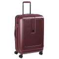 Delsey Grenelle 4 Double Wheels Expandable Suitcase, Red, 69 cm