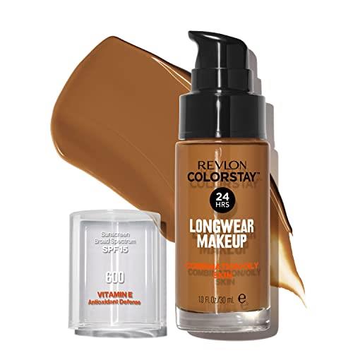 Revlon ColorStay Makeup Combination/Oily Skin Foundation, 600 Cinnamon, 30 ml