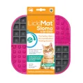LickiMat Cat & Kitten Slomo Food Mat, No Mess Combo Feeder & Slow Feeder. Perfect for Wet Food & Dry Food; Calming Treat Dispenser; Anxiety Relief. Interactive Alternative to Puzzle Toys & Cat Bowls
