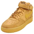 Nike Air Force 1 Mid '07 Men's Shoes, Flax/Wheat-gum Light Brown, 10