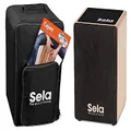 Sela Primera Cajon, Backpack, Seat Cover and Method Bundle, Black