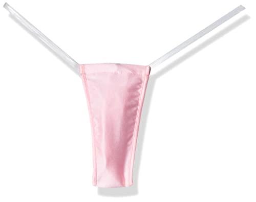 BodyZone Apparel Womens 1102SL Invisible Thong Dress - Pink - One Size