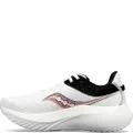 Saucony Men's Kinvara Pro Sneaker, White/Infrared, 12 US