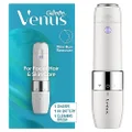 Gillette Venus Mini Facial Hair Remover for Women Face, Portable Electric Shaver/Razor, Face Hair Removal for Women, Dermaplaning Tool, Trimmer
