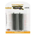 Bachmann 5 Inch Straight Track (6/Card) - N Scale, grey