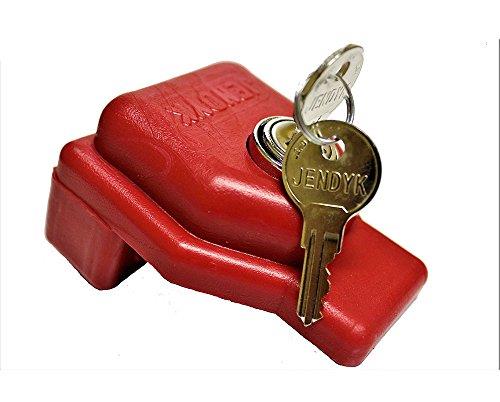 Jendyk Glad-KD Red Plastic Glad Hand Lock (Keyed Differently), 1 Pack