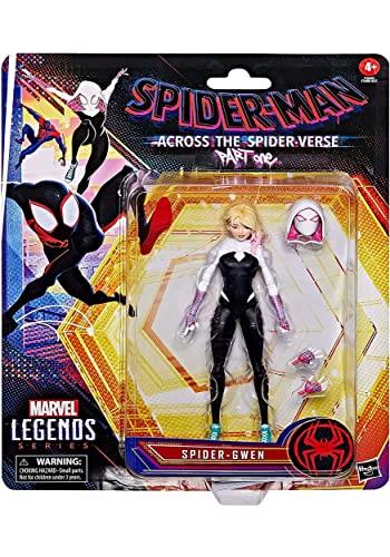 Spider-Man Marvel Legends Series : Across The Spider-Verse (Part One) Spider-Gwen 15-cm Action Figure, 4 Accessories
