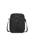 Delsey Paris Picpus 2 Compartment Vertical Mini Reporter Bag, Black Camouflage, 10.1 inch