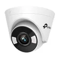 TP-Link VIGI 3MP Turret Network Smart Security Camera, Full-Colour, AI Detection, Built-in Microphone, H.265+, PoE/ 12V DC, Video Enhancement, Remote Control (VIGI C430(4mm))