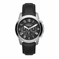 Fossil Traditional Watches for Men Grant, Quartz Chronograph, 44MM Stainless Steel Case, FS4812