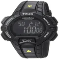 Timex Full-Size Ironman Rugged 30 Watch, Black/Yellow Accent, Chronograph