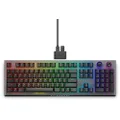 Alienware AW920K Tri-Mode Wireless Gaming Keyboard. Magnetic snap on Charging, 2.4 GHZ Wireless, 5.1 Bluetooth, Cherry MX Red Switches - Dark Side of The Moon