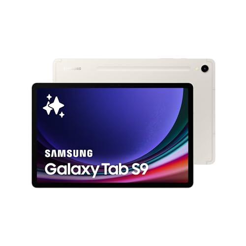 Samsung Galaxy Tab S9 5G AI Tablet 128GB, S Pen included, Beige